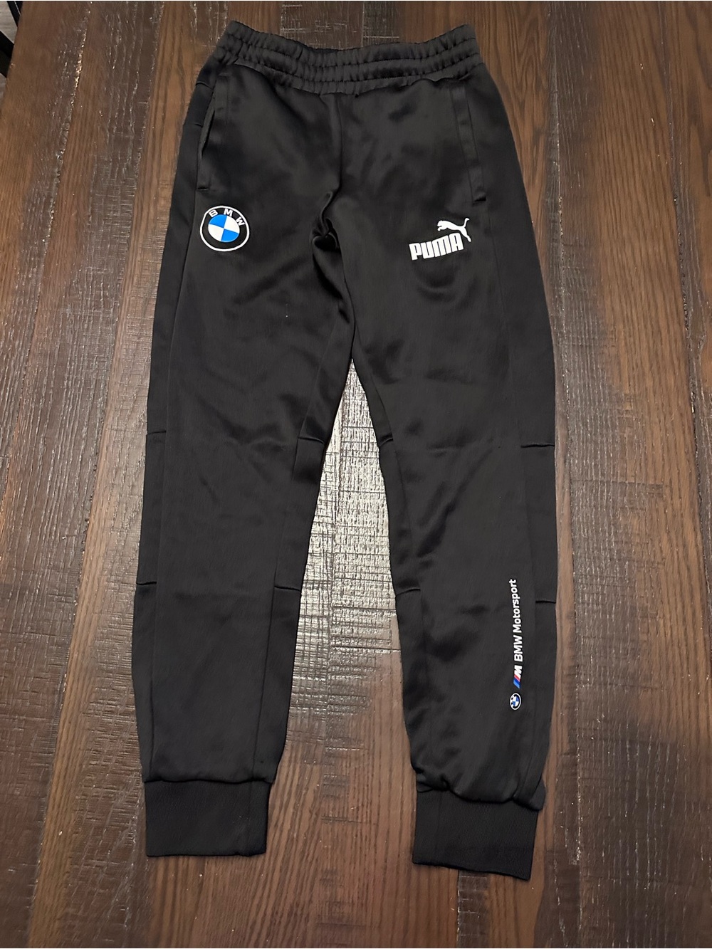 Puma Black BMW Motorsport Kids Joggers
